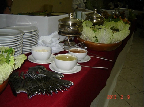 Buffet de massas na Saúde 