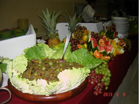 Buffet de massas no Paraiso